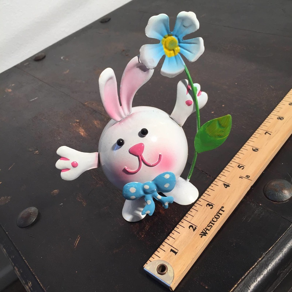 White Rabbit Decoration Figure - Picture 2 of 7